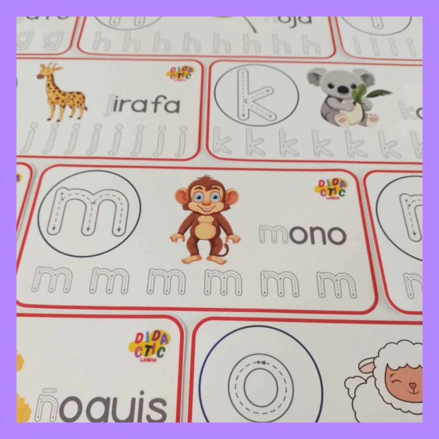 Fichas de minúsculas primera edición