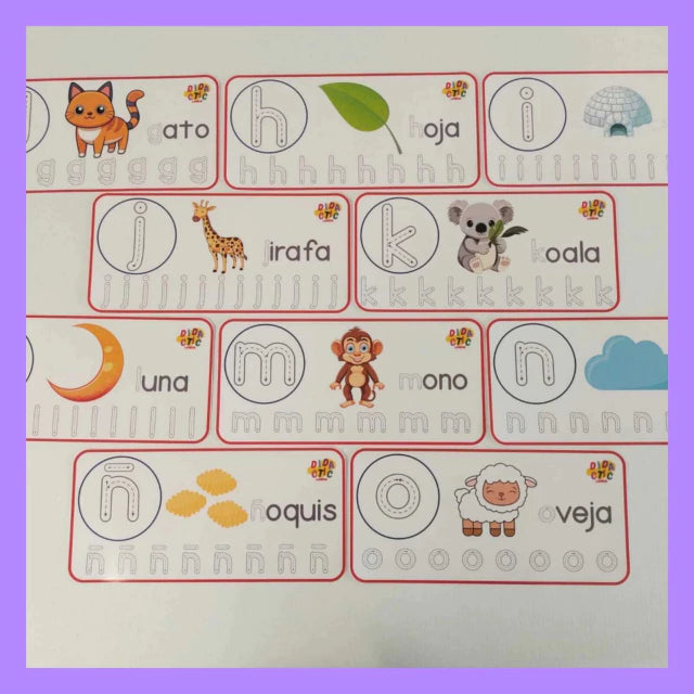 Fichas de minúsculas primera edición
