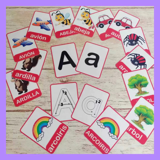 Flash cards de vocales