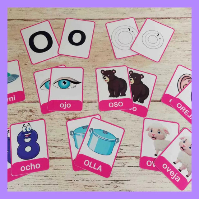 Flash cards de vocales
