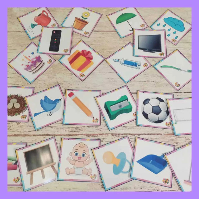 Tarjetas de asociaciones lógicas