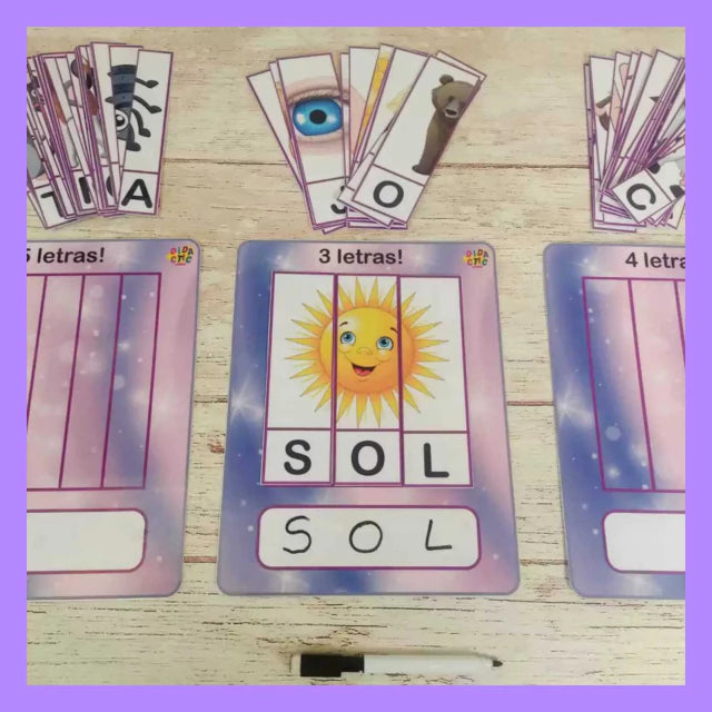 Kit formamos palabra jugando con letras y sonidos