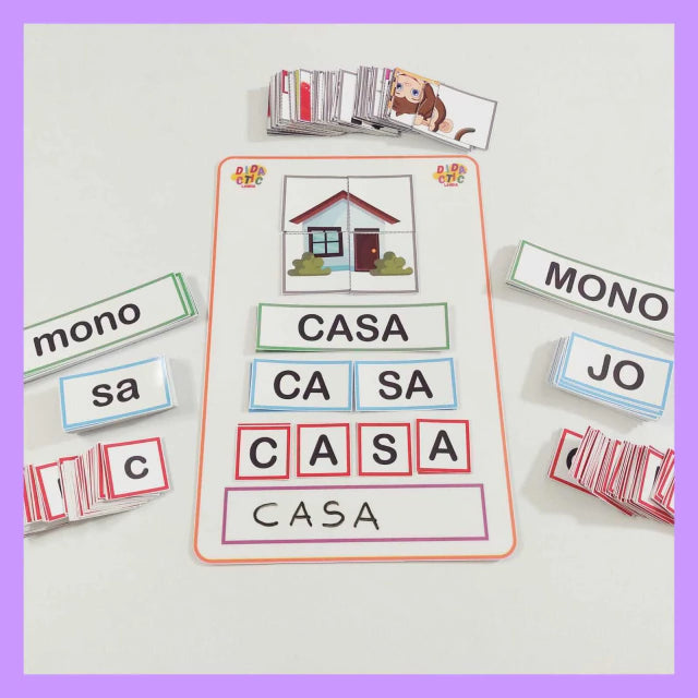 Lectoescritura en rompecabezas!